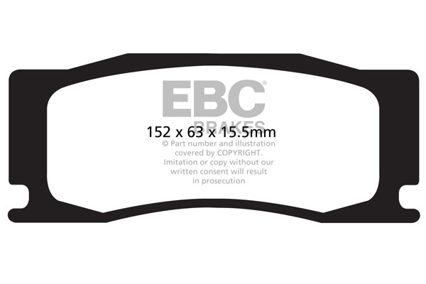 A2111 EBC Yellowstuff Bremsbeläge vorne