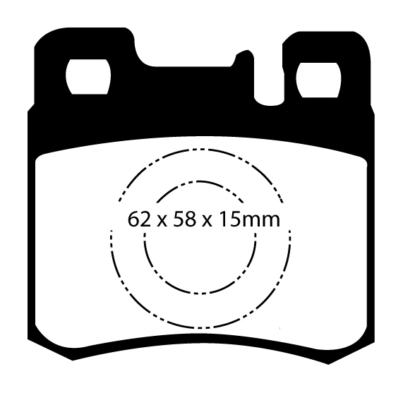EBC Yellowstuff Brake pads rear