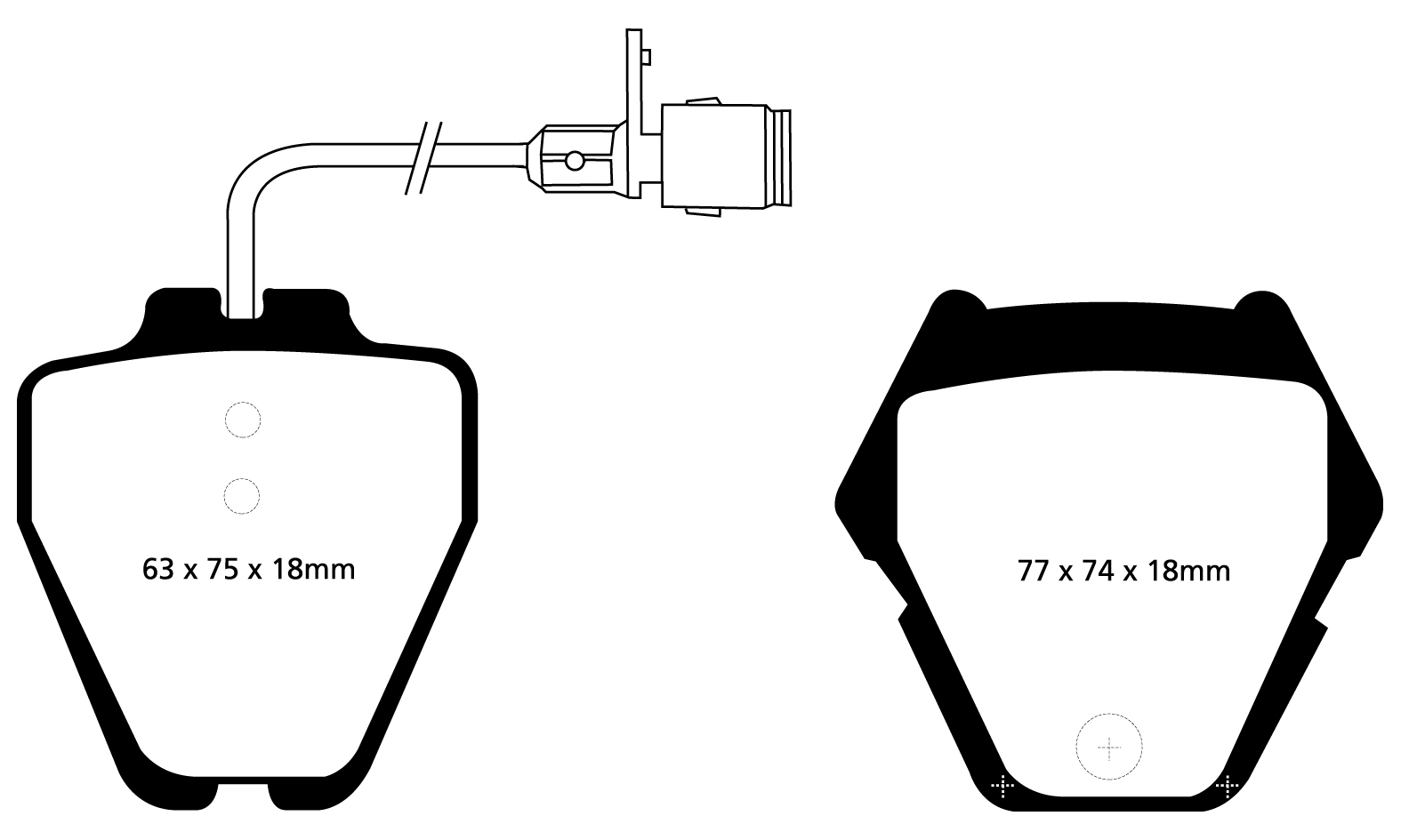 A1328 EBC Yellowstuff Bremsbeläge vorne