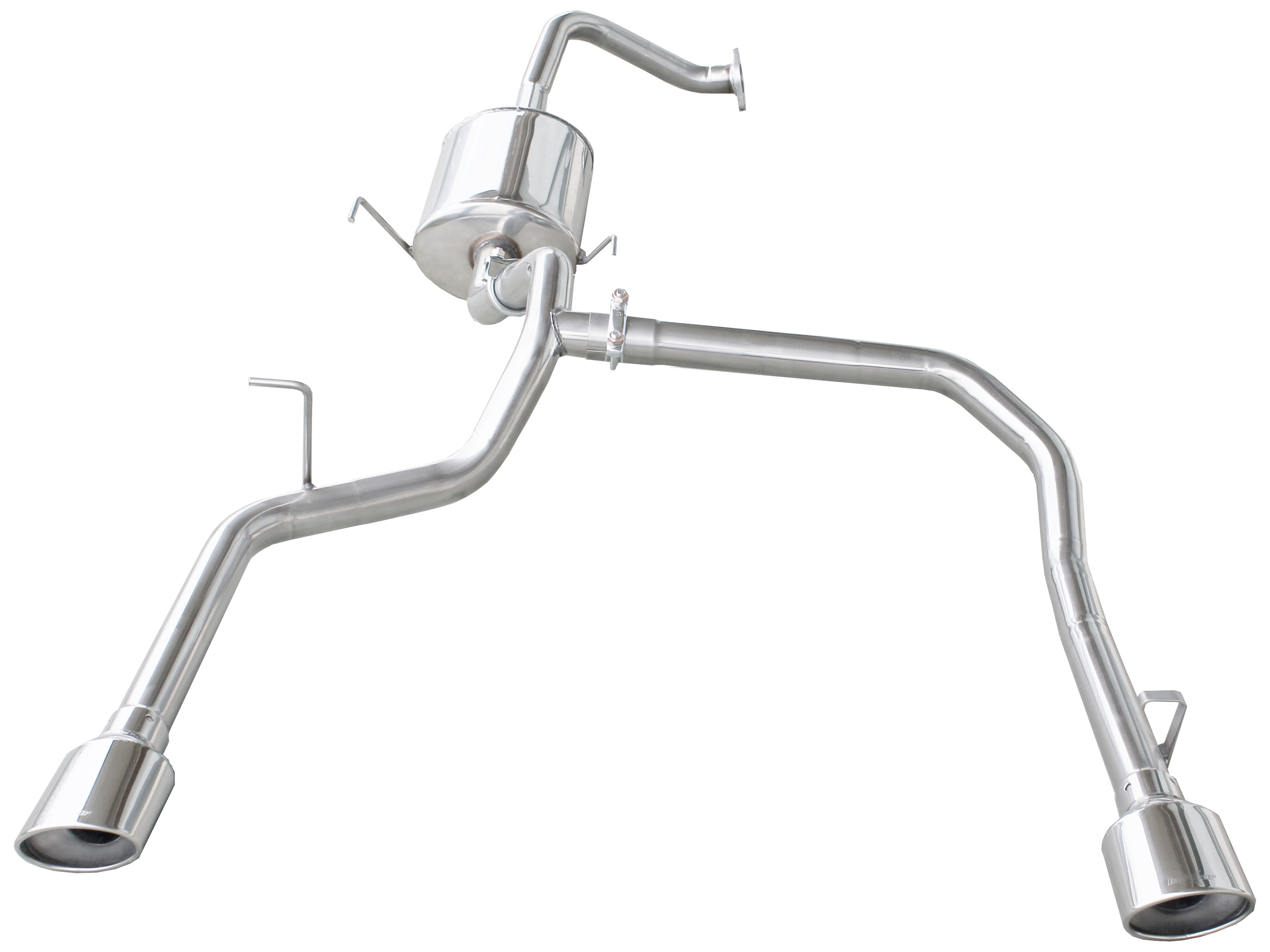 KISO-01-120 Inoxcar Duplex Endschalldämpfer 1x 120x80mm oval