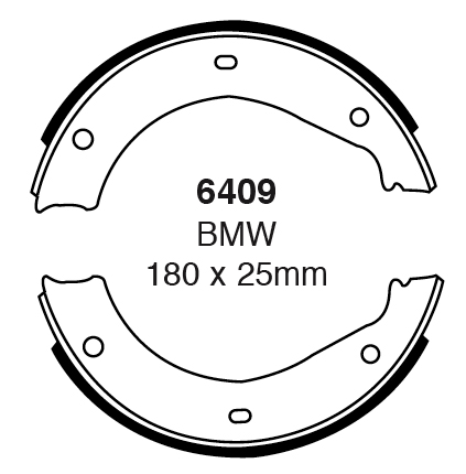 EBC Premium Handbremsbacken