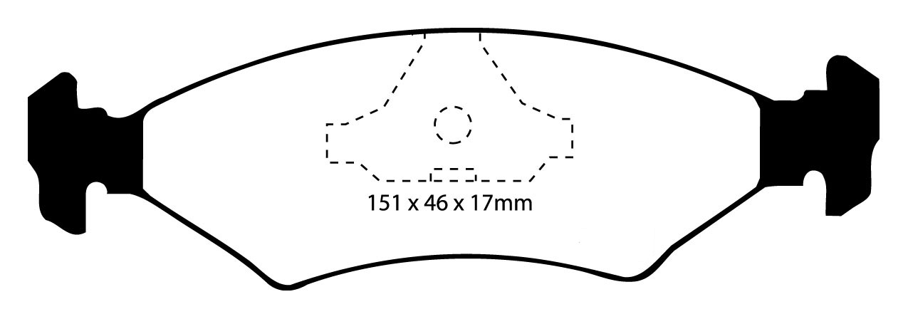 EBC Yellowstuff Brake pads front