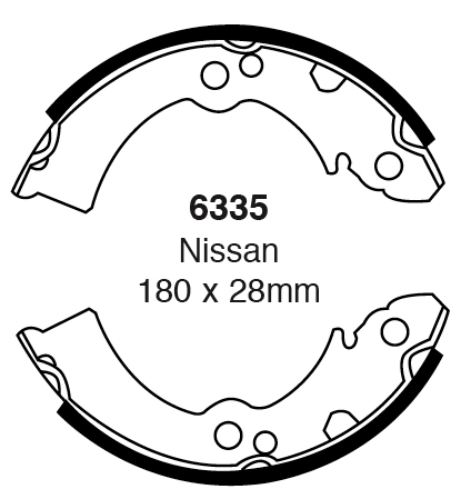 A6335 EBC Premium Bremsbacken