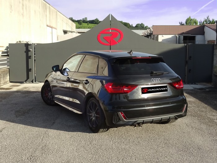 Ragazzon rear silencer 1x 2x70mm round Sport Line staggered Ragazzon rear silencer 1x 2x70mm round Sport Line staggered