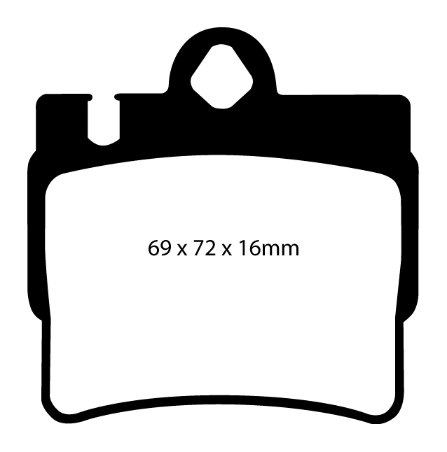 A1364 EBC Yellowstuff Bremsbeläge hinten