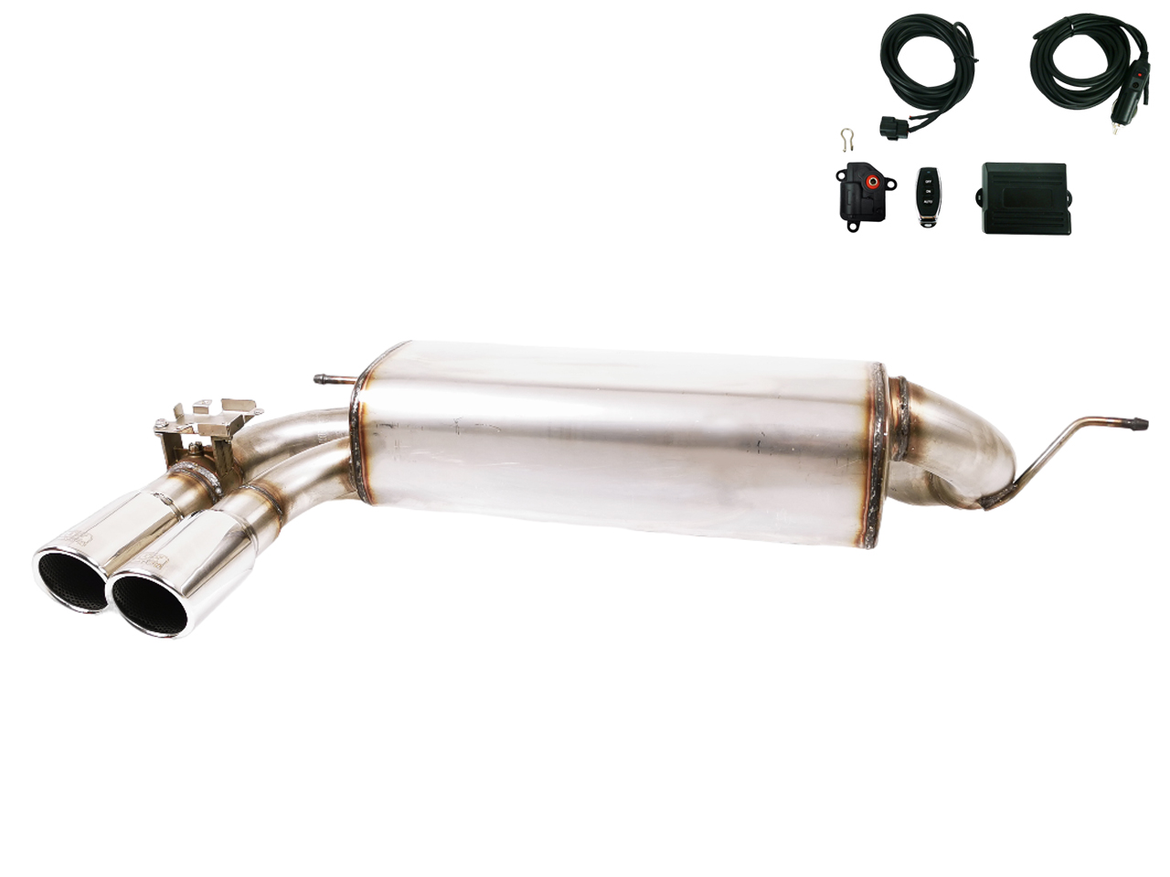 Ulter Sport Endschalldämpfer 2x 80mm rund