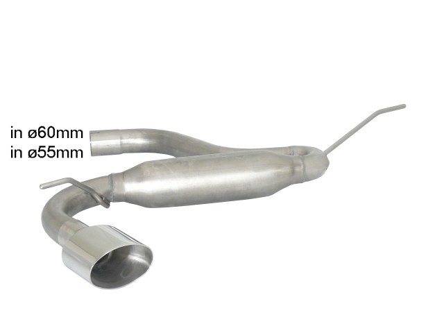 Ragazzon Endschalldämpfer 1x 135x90mm oval Sport Line