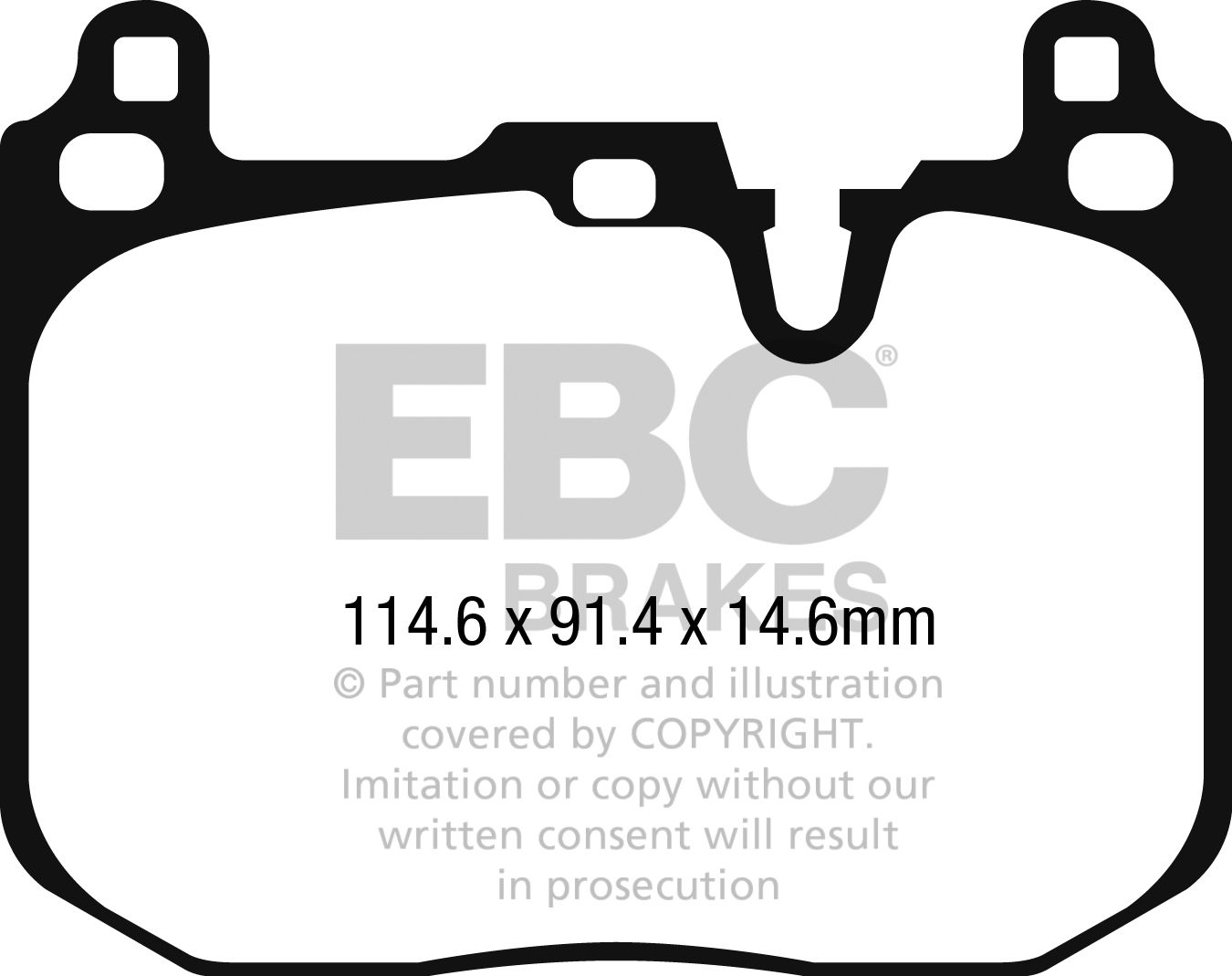 A2271 EBC Blackstuff Brake pads front