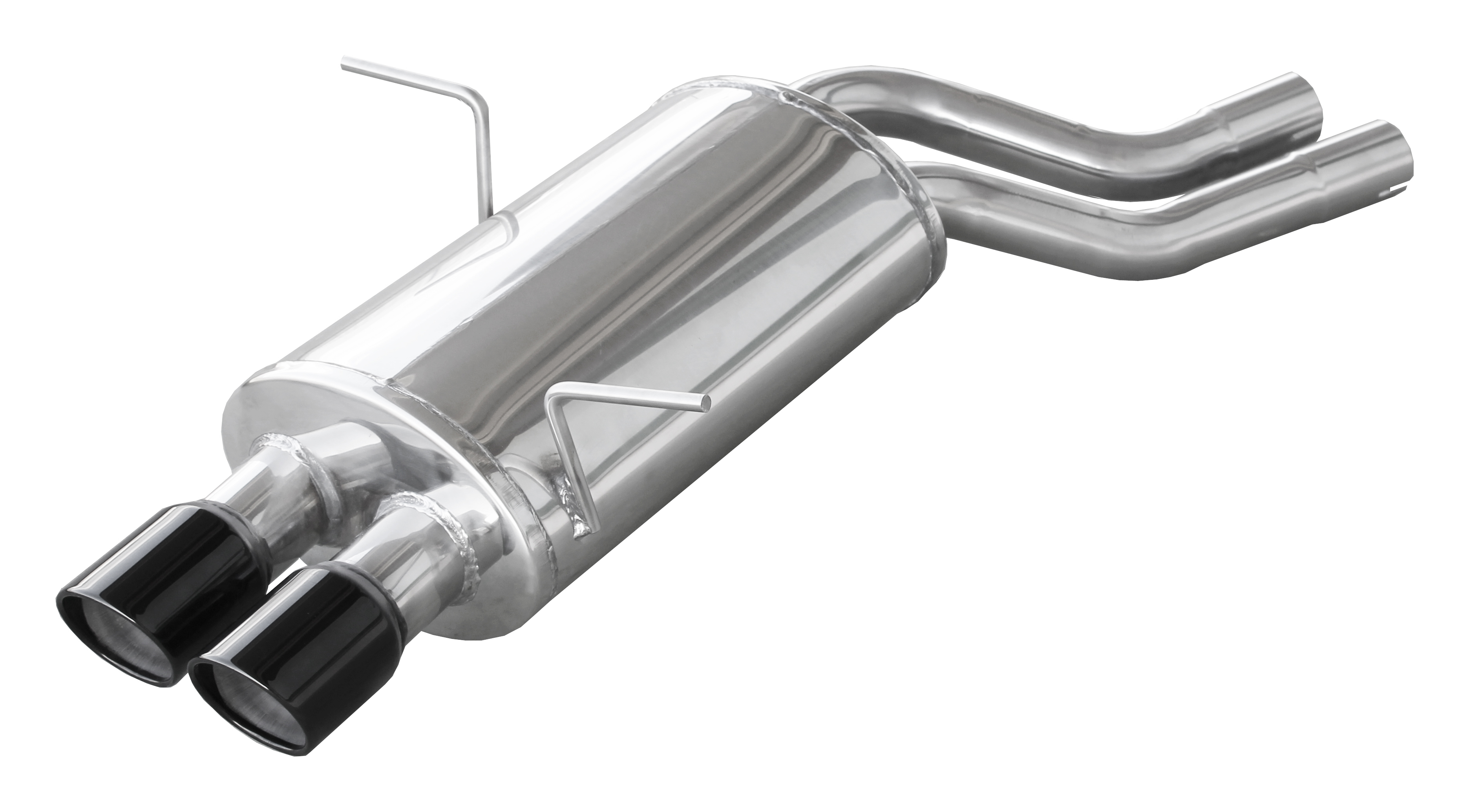 OVBM-12-08-10-XR80Black Inoxcar Rear silencer 2x 80mm round X-Race
