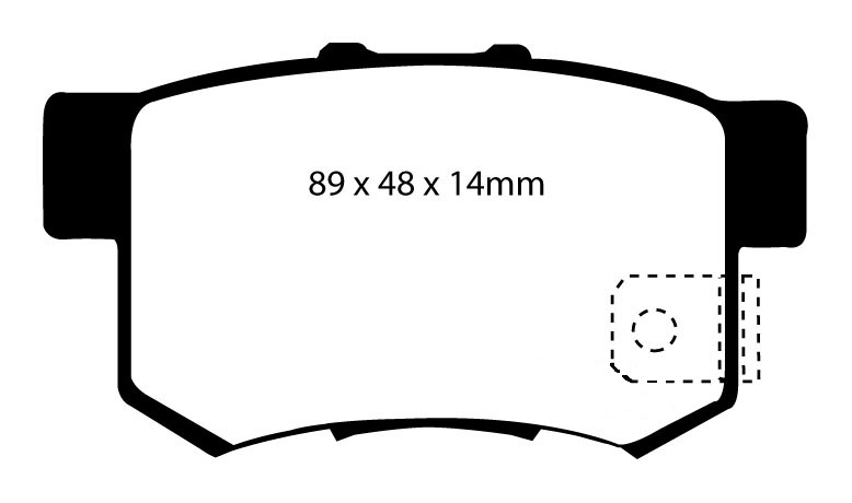 EBC Yellowstuff Bremsbeläge hinten