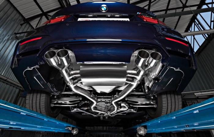 Ragazzon center pipe group N + Duplex rear silencer 2x 80mm round Race Line staggered