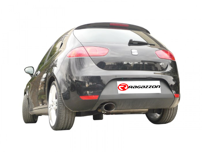 Ragazzon Endschalldämpfer 1x 135x90mm oval Sport Line