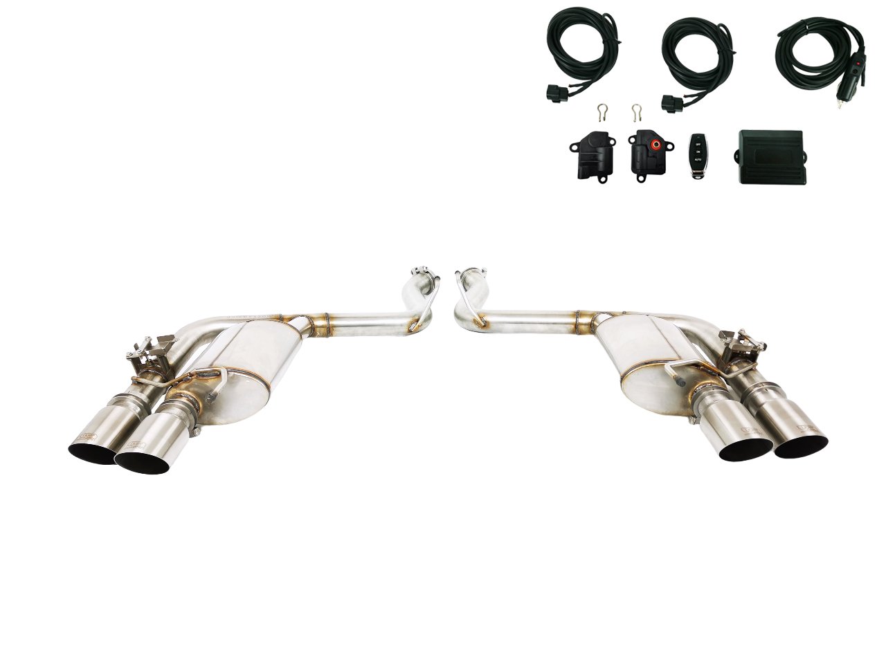 Ulter Sport Duplex-rear silencer 2x 100mm round Ulter Sport Duplex-rear silencer 2x 100mm round