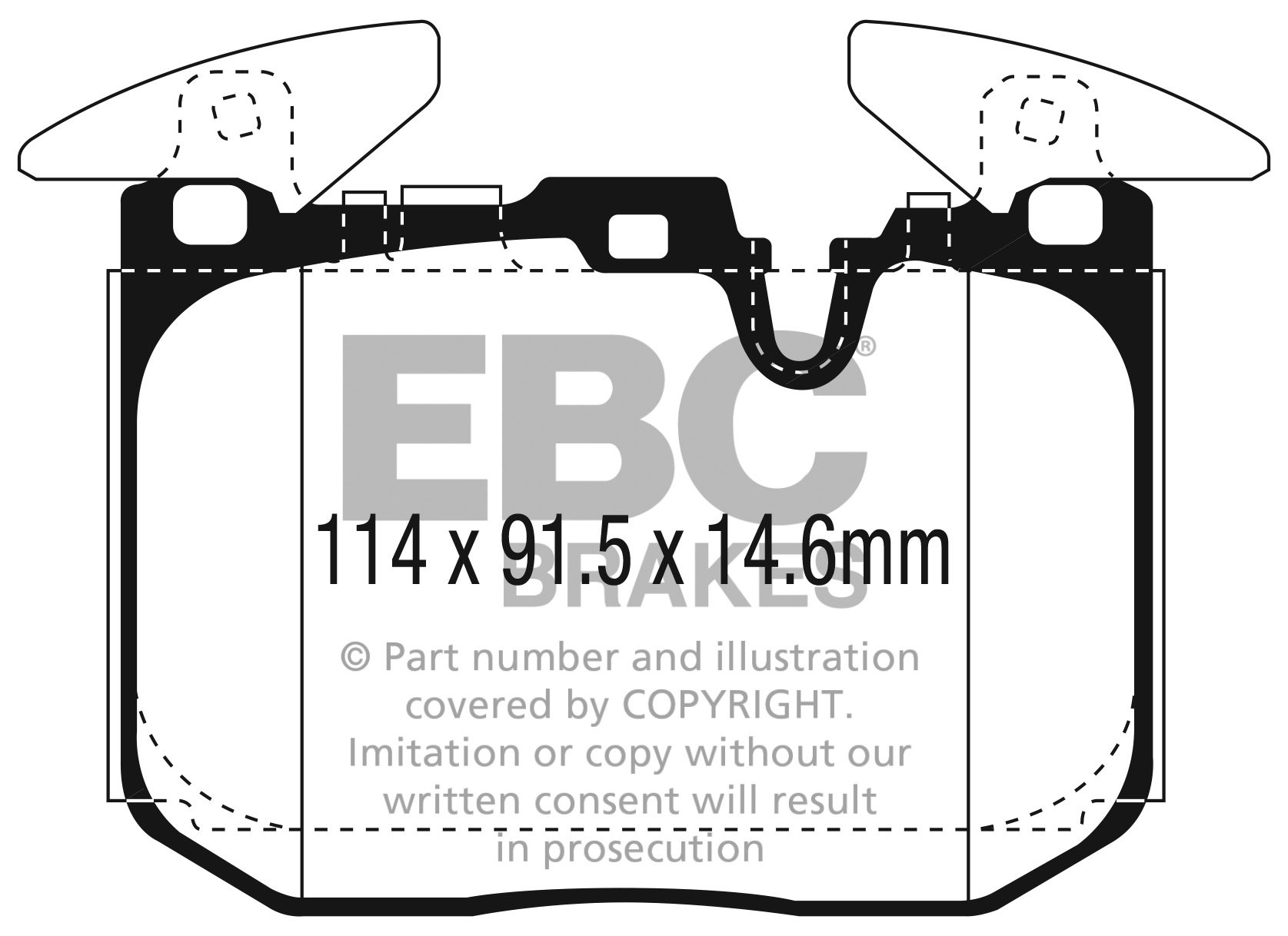 EBC Yellowstuff Brake pads front