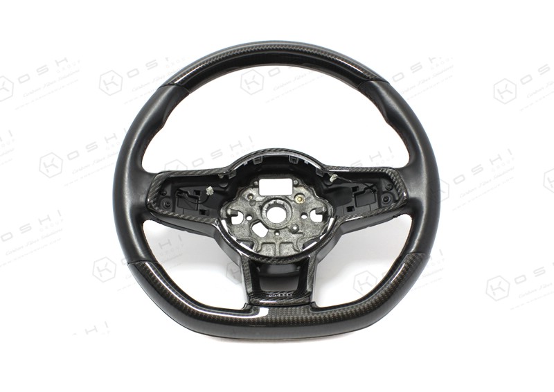 Carbon-Fiber-VW-GOLF-7-GTI-Steering-Wheel Koshi Carbon Steering wheel cover