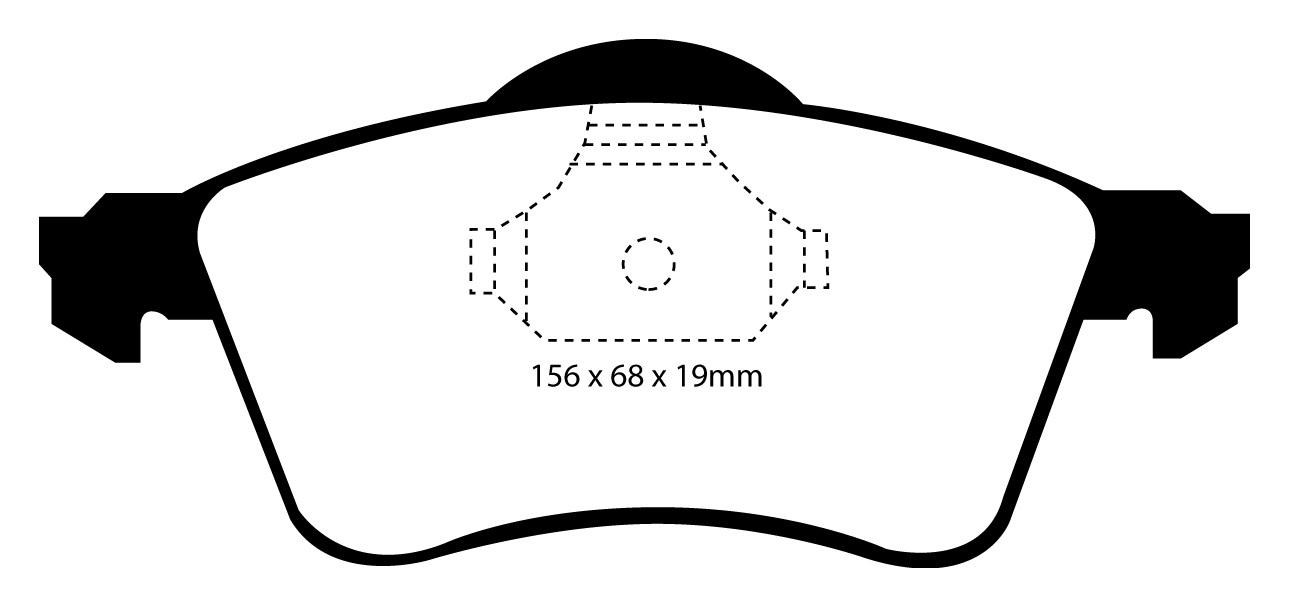 A1115 EBC Blackstuff Brake pads front
