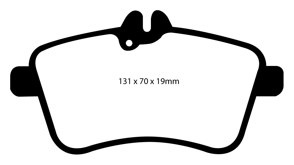 A1580 EBC Blackstuff Brake pads front