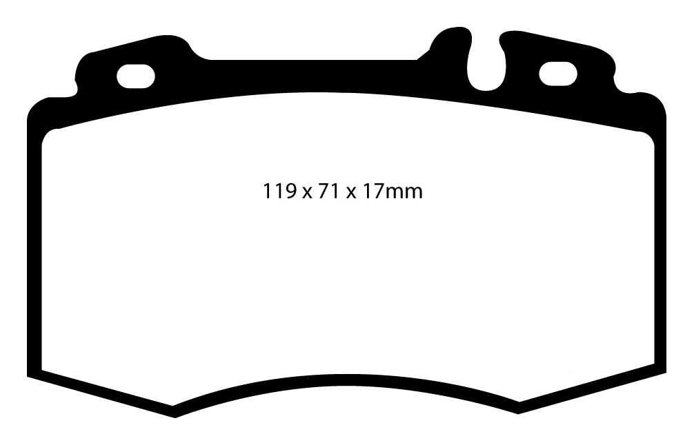 EBC Yellowstuff Brake pads front
