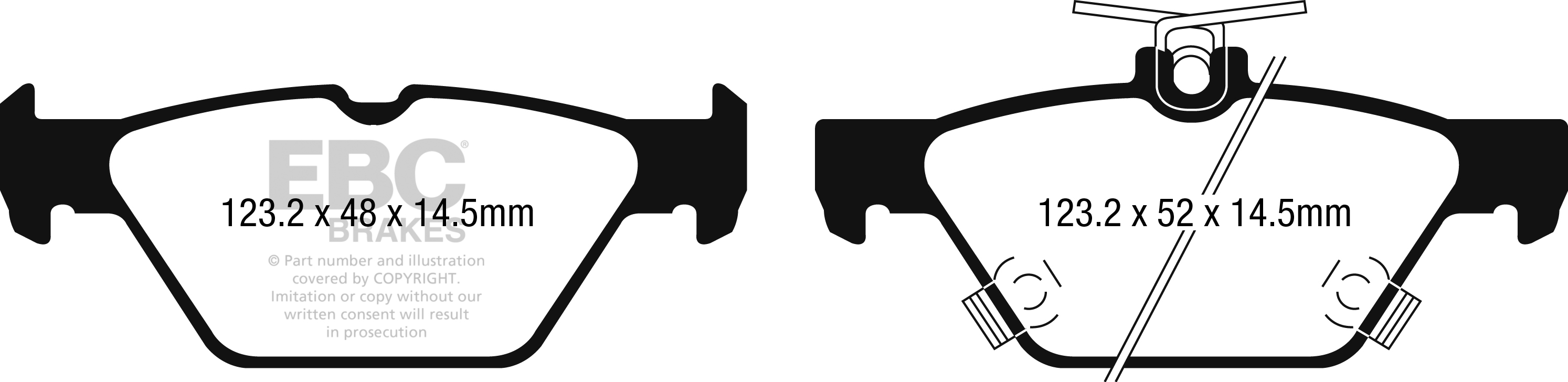 EBC Yellowstuff Brake pads rear