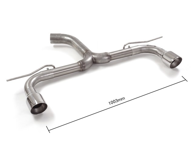 Ragazzon Duplex-Endschalldämpfer Gruppe N 1x 102mm rund Sport Line