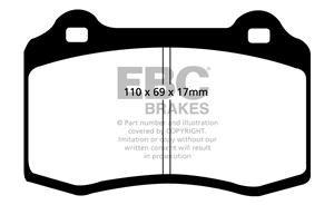 A1031 EBC Blackstuff Brake pads front