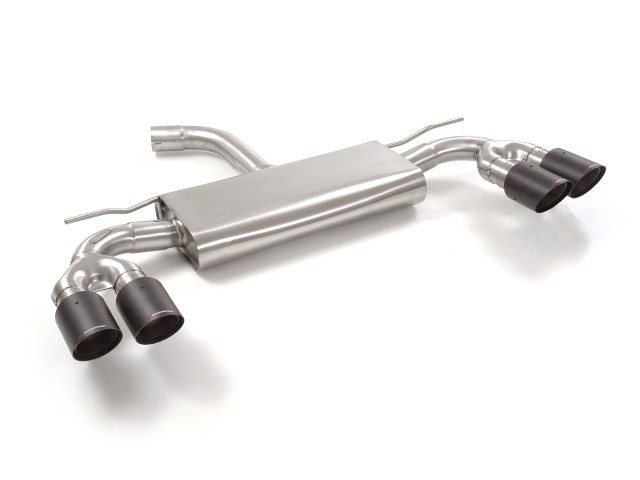 Ragazzon Duplex-Endschalldämpfer 2x 90mm rund Sport Line versetzt