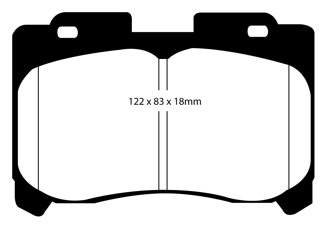 A1004 EBC Greenstuff Brake pads front