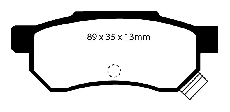 EBC Bluestuff NDX Rennbremsbeläge hinten