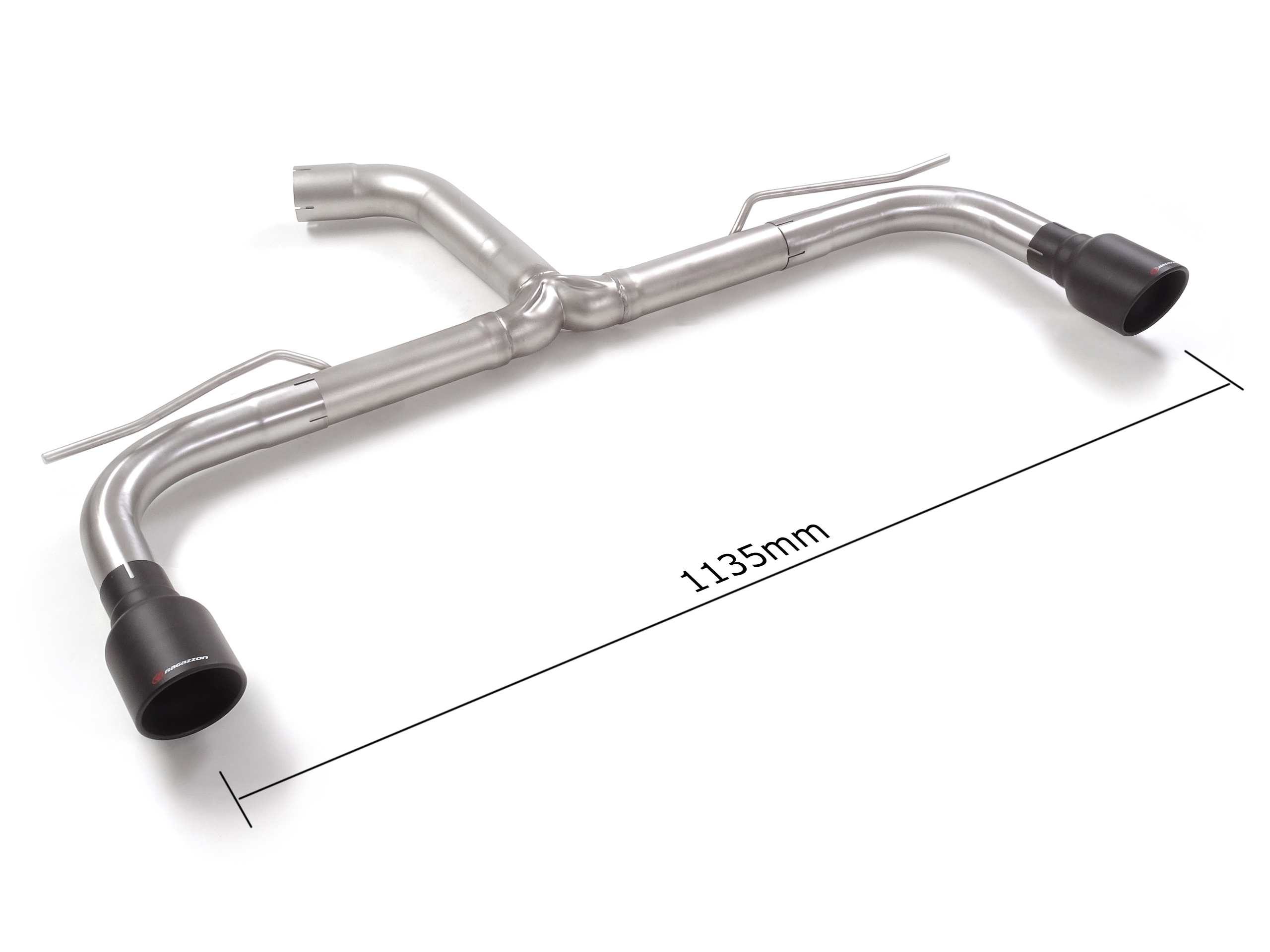 50-1025-61b Ragazzon Duplex-Endschalldämpfer Gruppe N 1x 102mm rund Sport Line
