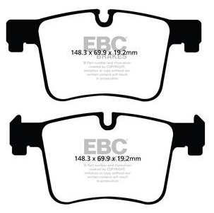 A2105 EBC Yellowstuff Brake pads front