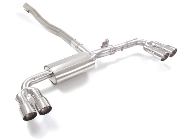 Ragazzon Duplex Endschalldämpfer 2x90mm rund Sport Line