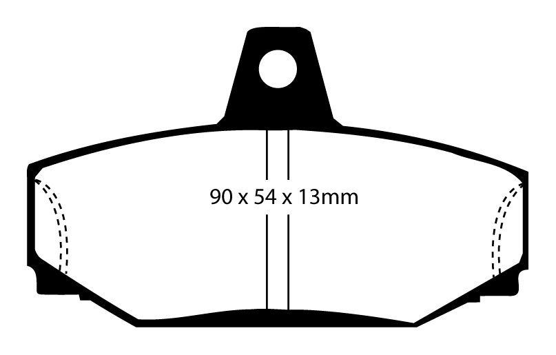EBC Yellowstuff Brake pads rear