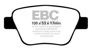 A2075 EBC Greenstuff Bremsbeläge hinten