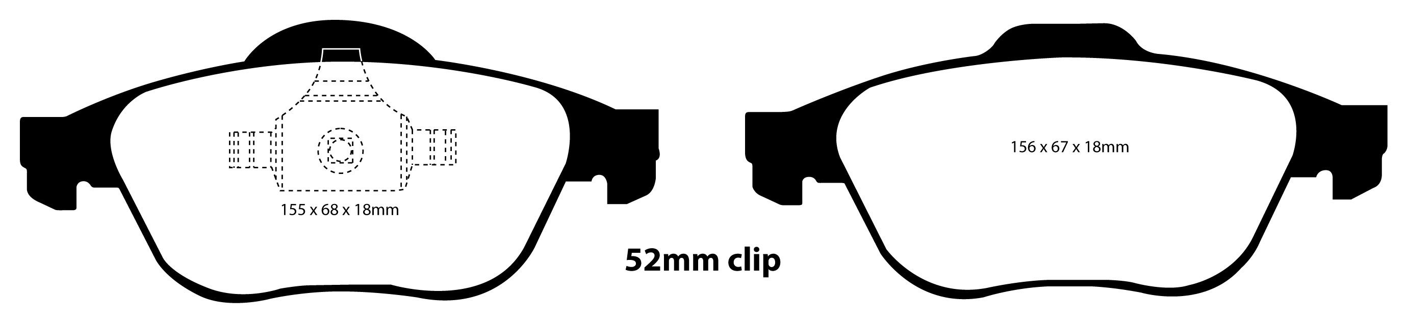 A1394 EBC Yellowstuff Brake pads front
