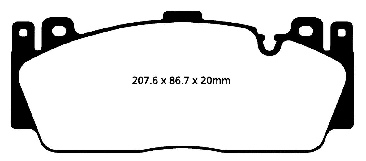 A2148 EBC racing brake pads RP-X front