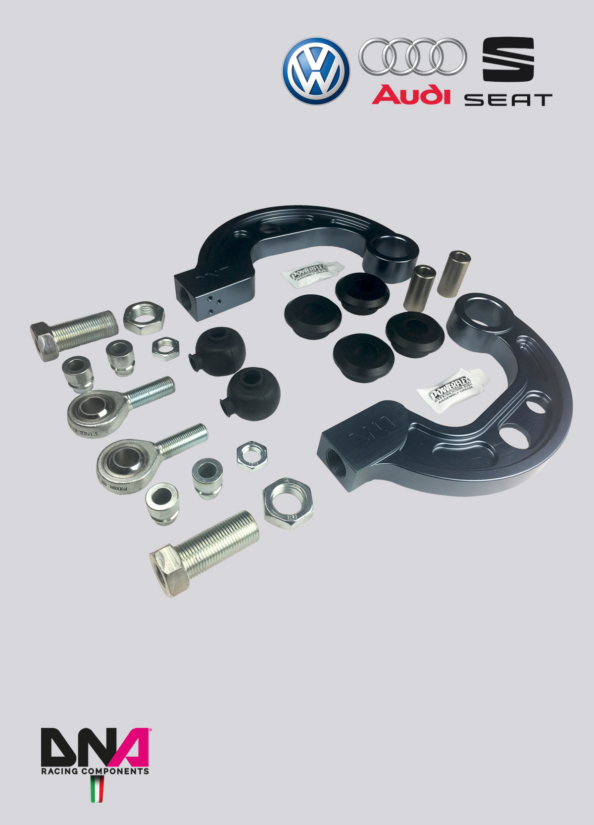 PC1186-2 DNA Racing Sturzverstellung Oberes Querlenker-Kit