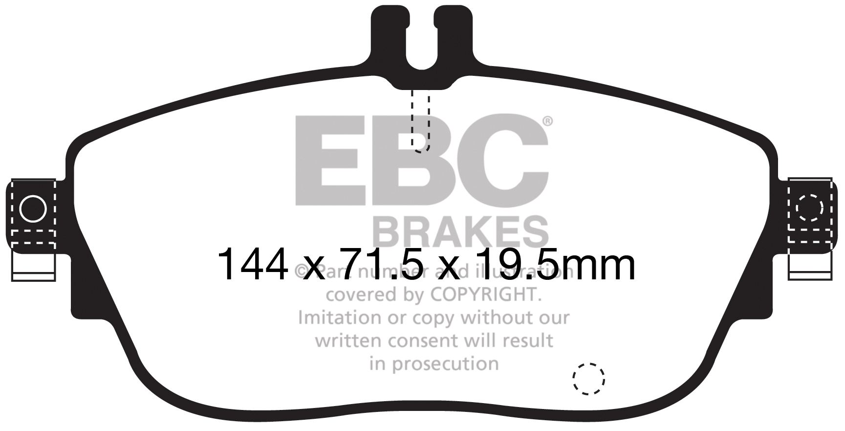 A2165 EBC Yellowstuff Bremsbeläge vorne