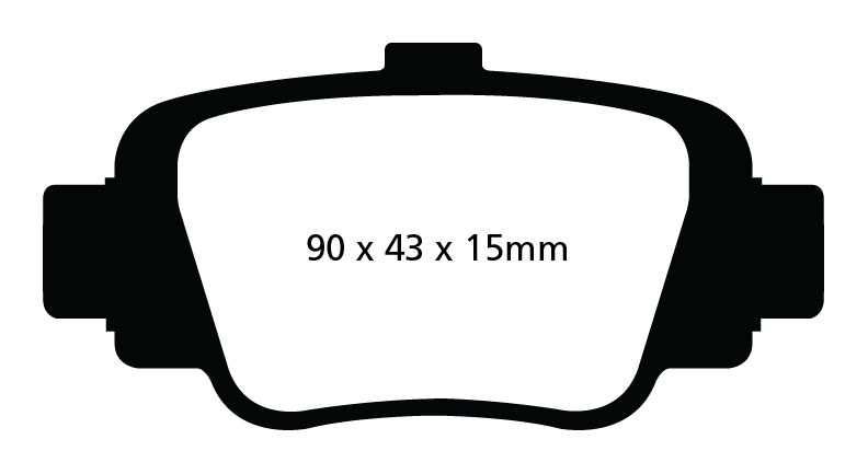 EBC Blackstuff Brake pads rear