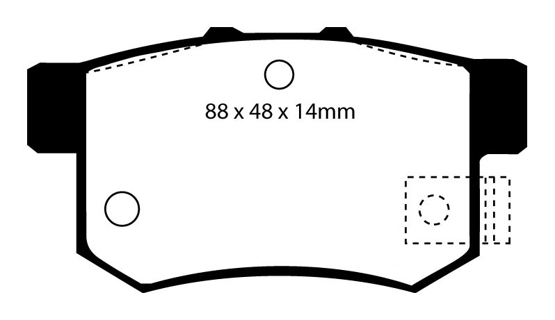 EBC Blackstuff Bremsbeläge hinten