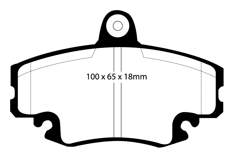 A0959 EBC Yellowstuff Bremsbeläge vorne