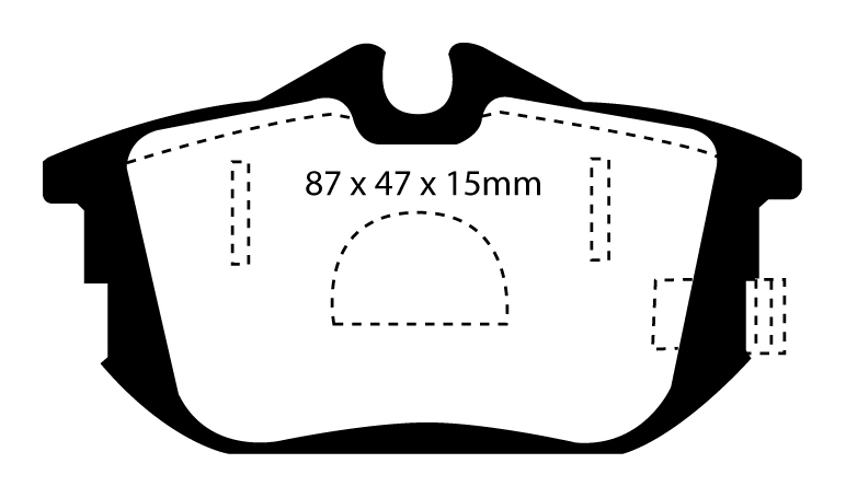 A1076 EBC Yellowstuff Bremsbeläge hinten