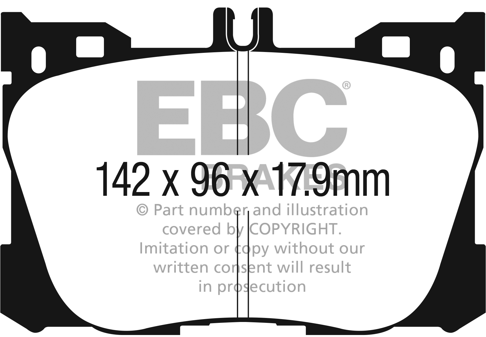 A3070 EBC Yellowstuff Bremsbeläge vorne