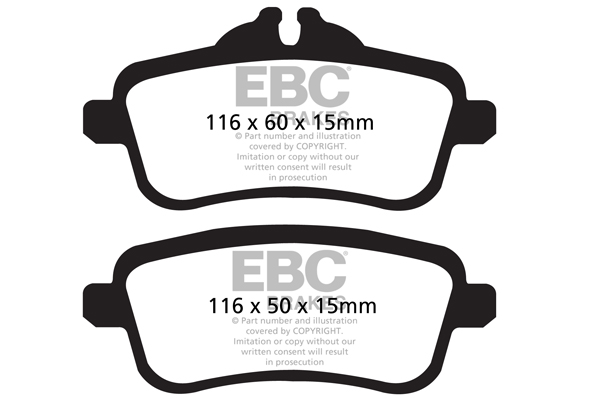 EBC Greenstuff Bremsbeläge hinten