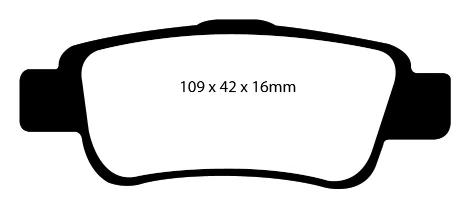 A1952 EBC Yellowstuff Brake pads rear