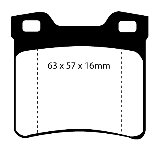 A1048 EBC Yellowstuff Bremsbeläge hinten