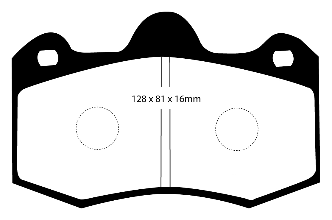 A0036 EBC Rennbremsbeläge RP1 vorne