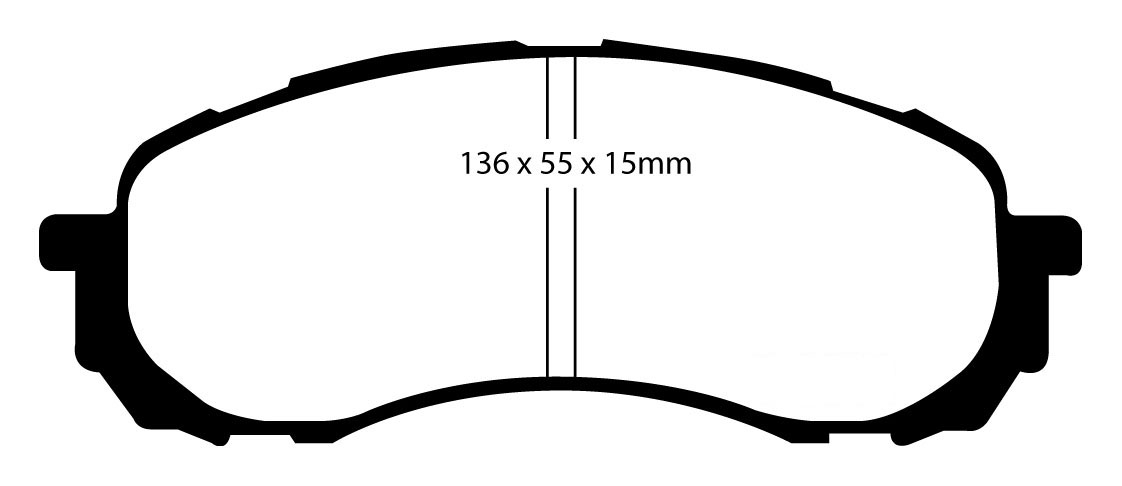 EBC Blackstuff Brake pads front
