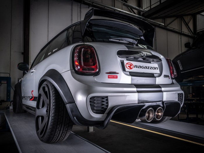Ragazzon rear silencer 129mm centered Sport Line