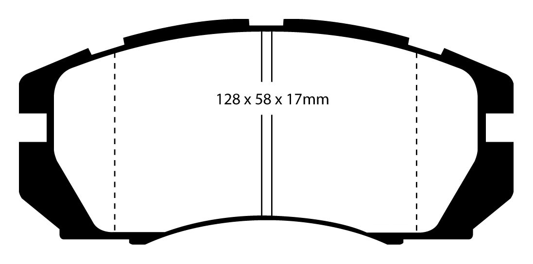 EBC Blackstuff Brake pads front