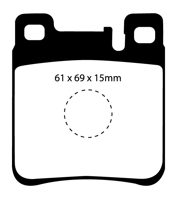 EBC Yellowstuff Brake pads rear